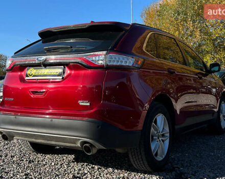 Красный Форд Эдж, объемом двигателя 2 л и пробегом 112 тыс. км за 14999 $, фото 5 на Automoto.ua