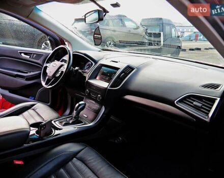 Красный Форд Эдж, объемом двигателя 2 л и пробегом 89 тыс. км за 14300 $, фото 20 на Automoto.ua