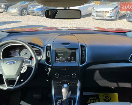 Красный Форд Эдж, объемом двигателя 2 л и пробегом 112 тыс. км за 14999 $, фото 10 на Automoto.ua