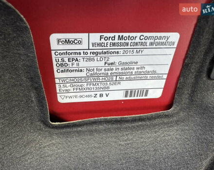 Красный Форд Эдж, объемом двигателя 3.5 л и пробегом 75 тыс. км за 17299 $, фото 16 на Automoto.ua