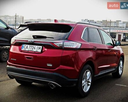 Красный Форд Эдж, объемом двигателя 2 л и пробегом 89 тыс. км за 14300 $, фото 2 на Automoto.ua