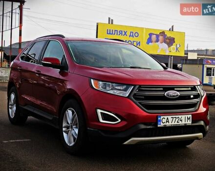 Красный Форд Эдж, объемом двигателя 2 л и пробегом 89 тыс. км за 14300 $, фото 1 на Automoto.ua