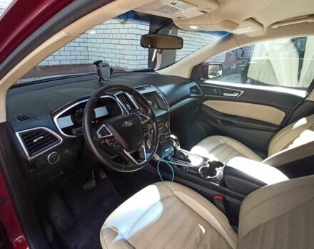 Красный Форд Эдж, объемом двигателя 2 л и пробегом 217 тыс. км за 17500 $, фото 3 на Automoto.ua