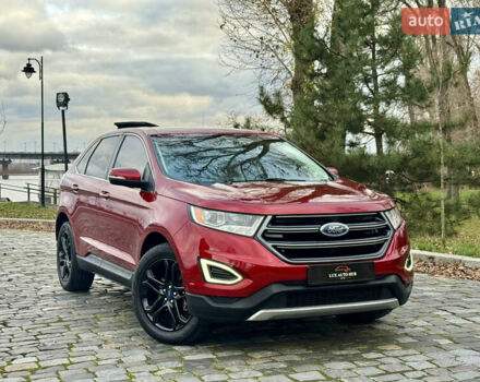 Красный Форд Эдж, объемом двигателя 2 л и пробегом 186 тыс. км за 14333 $, фото 14 на Automoto.ua