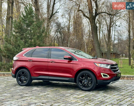 Красный Форд Эдж, объемом двигателя 2 л и пробегом 186 тыс. км за 14333 $, фото 3 на Automoto.ua