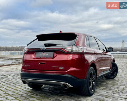 Красный Форд Эдж, объемом двигателя 2 л и пробегом 186 тыс. км за 14333 $, фото 15 на Automoto.ua