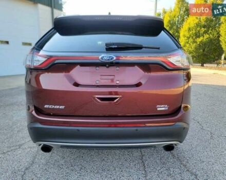 Красный Форд Эдж, объемом двигателя 2 л и пробегом 96 тыс. км за 3000 $, фото 5 на Automoto.ua