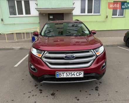 Красный Форд Эдж, объемом двигателя 2 л и пробегом 92 тыс. км за 16300 $, фото 24 на Automoto.ua