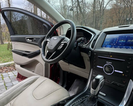 Красный Форд Эдж, объемом двигателя 2 л и пробегом 186 тыс. км за 14333 $, фото 37 на Automoto.ua