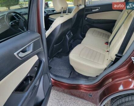 Красный Форд Эдж, объемом двигателя 2 л и пробегом 96 тыс. км за 3000 $, фото 15 на Automoto.ua