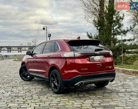 Красный Форд Эдж, объемом двигателя 2 л и пробегом 186 тыс. км за 14333 $, фото 13 на Automoto.ua