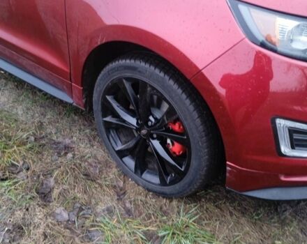 Красный Форд Эдж, объемом двигателя 2.7 л и пробегом 202 тыс. км за 15400 $, фото 1 на Automoto.ua