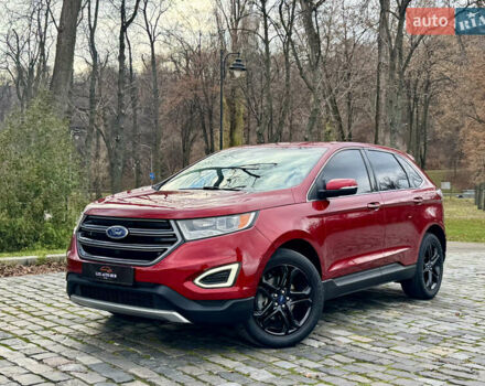 Красный Форд Эдж, объемом двигателя 2 л и пробегом 186 тыс. км за 14333 $, фото 18 на Automoto.ua