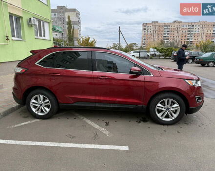 Красный Форд Эдж, объемом двигателя 2 л и пробегом 92 тыс. км за 16300 $, фото 23 на Automoto.ua