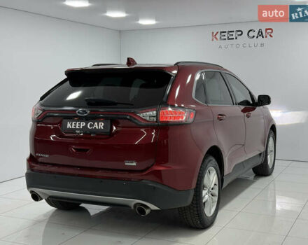 Красный Форд Эдж, объемом двигателя 2 л и пробегом 92 тыс. км за 15200 $, фото 7 на Automoto.ua