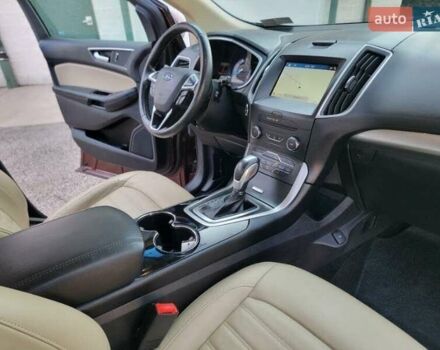 Красный Форд Эдж, объемом двигателя 2 л и пробегом 96 тыс. км за 3000 $, фото 14 на Automoto.ua