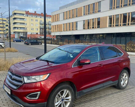 Красный Форд Эдж, объемом двигателя 2 л и пробегом 83 тыс. км за 19000 $, фото 1 на Automoto.ua