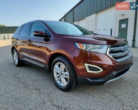 Красный Форд Эдж, объемом двигателя 2 л и пробегом 96 тыс. км за 3000 $, фото 2 на Automoto.ua