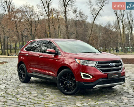 Красный Форд Эдж, объемом двигателя 2 л и пробегом 186 тыс. км за 14333 $, фото 16 на Automoto.ua