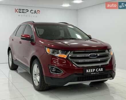 Красный Форд Эдж, объемом двигателя 2 л и пробегом 92 тыс. км за 15200 $, фото 4 на Automoto.ua