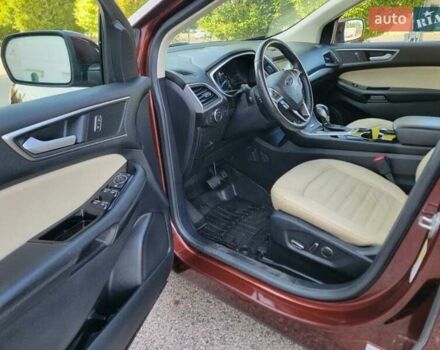 Красный Форд Эдж, объемом двигателя 2 л и пробегом 96 тыс. км за 3000 $, фото 8 на Automoto.ua