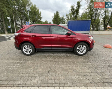 Красный Форд Эдж, объемом двигателя 2 л и пробегом 95 тыс. км за 14000 $, фото 5 на Automoto.ua