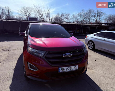 Красный Форд Эдж, объемом двигателя 2.7 л и пробегом 124 тыс. км за 15700 $, фото 1 на Automoto.ua