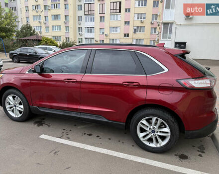 Красный Форд Эдж, объемом двигателя 2 л и пробегом 92 тыс. км за 16300 $, фото 17 на Automoto.ua
