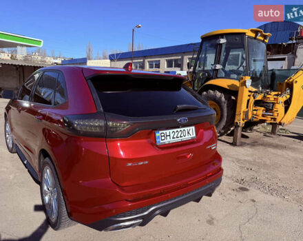 Красный Форд Эдж, объемом двигателя 2.7 л и пробегом 124 тыс. км за 15700 $, фото 7 на Automoto.ua