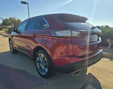 Красный Форд Эдж, объемом двигателя 2 л и пробегом 76 тыс. км за 11000 $, фото 6 на Automoto.ua