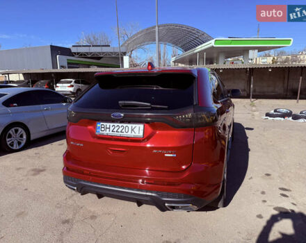 Красный Форд Эдж, объемом двигателя 2.7 л и пробегом 124 тыс. км за 15700 $, фото 6 на Automoto.ua