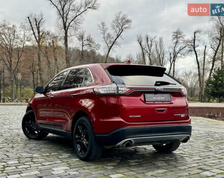 Красный Форд Эдж, объемом двигателя 2 л и пробегом 186 тыс. км за 14333 $, фото 10 на Automoto.ua