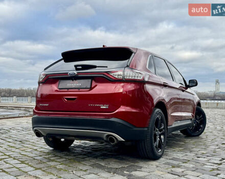 Красный Форд Эдж, объемом двигателя 2 л и пробегом 186 тыс. км за 14333 $, фото 12 на Automoto.ua