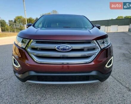 Красный Форд Эдж, объемом двигателя 2 л и пробегом 96 тыс. км за 3000 $, фото 1 на Automoto.ua