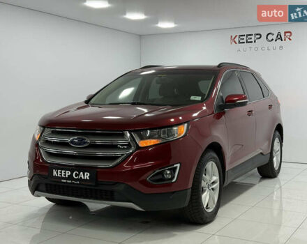 Красный Форд Эдж, объемом двигателя 2 л и пробегом 92 тыс. км за 15200 $, фото 3 на Automoto.ua