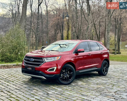 Красный Форд Эдж, объемом двигателя 2 л и пробегом 186 тыс. км за 14333 $, фото 20 на Automoto.ua