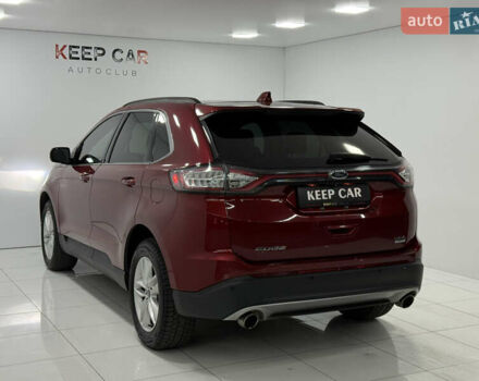 Красный Форд Эдж, объемом двигателя 2 л и пробегом 92 тыс. км за 15200 $, фото 6 на Automoto.ua