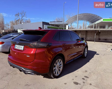 Красный Форд Эдж, объемом двигателя 2.7 л и пробегом 124 тыс. км за 15700 $, фото 5 на Automoto.ua