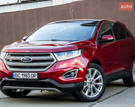 Красный Форд Эдж, объемом двигателя 3.5 л и пробегом 135 тыс. км за 15900 $, фото 1 на Automoto.ua