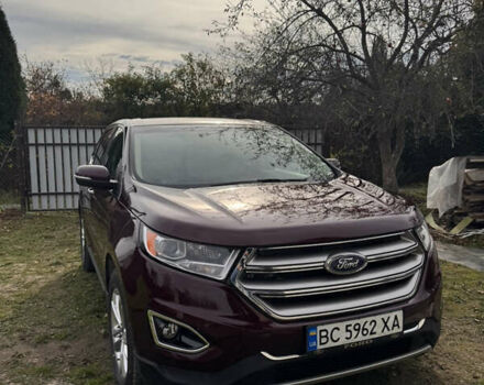 Червоний Форд Едж, об'ємом двигуна 2 л та пробігом 83 тис. км за 17300 $, фото 1 на Automoto.ua