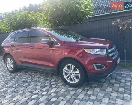 Красный Форд Эдж, объемом двигателя 3.5 л и пробегом 170 тыс. км за 18500 $, фото 2 на Automoto.ua