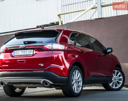 Красный Форд Эдж, объемом двигателя 3.5 л и пробегом 135 тыс. км за 15900 $, фото 7 на Automoto.ua