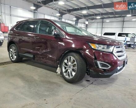 Красный Форд Эдж, объемом двигателя 2 л и пробегом 77 тыс. км за 3000 $, фото 3 на Automoto.ua