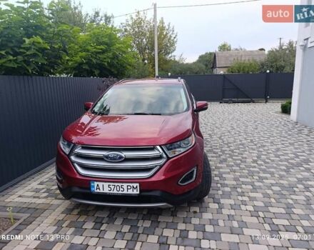 Красный Форд Эдж, объемом двигателя 3.5 л и пробегом 170 тыс. км за 18500 $, фото 6 на Automoto.ua