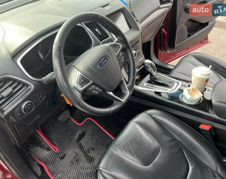 Красный Форд Эдж, объемом двигателя 2 л и пробегом 105 тыс. км за 18000 $, фото 9 на Automoto.ua