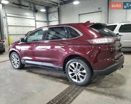 Красный Форд Эдж, объемом двигателя 2 л и пробегом 77 тыс. км за 3000 $, фото 1 на Automoto.ua