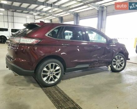 Красный Форд Эдж, объемом двигателя 2 л и пробегом 77 тыс. км за 3000 $, фото 2 на Automoto.ua