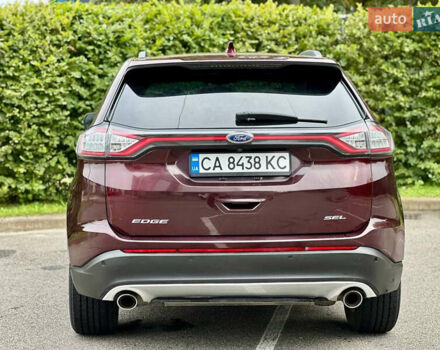 Красный Форд Эдж, объемом двигателя 3.5 л и пробегом 80 тыс. км за 16700 $, фото 3 на Automoto.ua