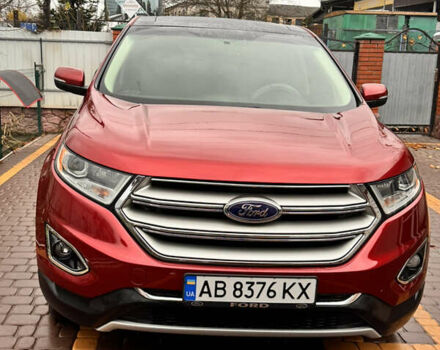 Красный Форд Эдж, объемом двигателя 2 л и пробегом 168 тыс. км за 20000 $, фото 2 на Automoto.ua