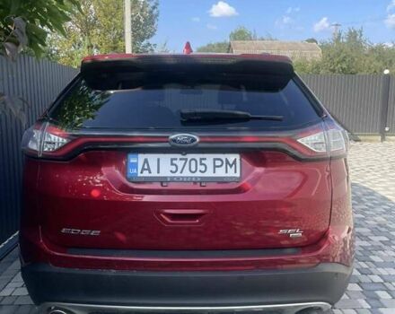 Красный Форд Эдж, объемом двигателя 3.5 л и пробегом 170 тыс. км за 18500 $, фото 1 на Automoto.ua